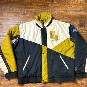 Vintage New Orleans Saints Pro Player NFL football Jacket Coat